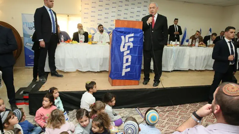 נתניהו במצפה יריחו