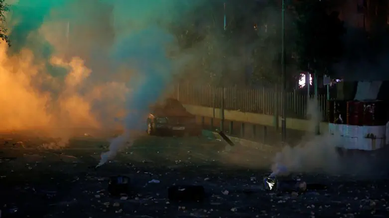 Demonstration in Beirut against new Lebanese prime minister