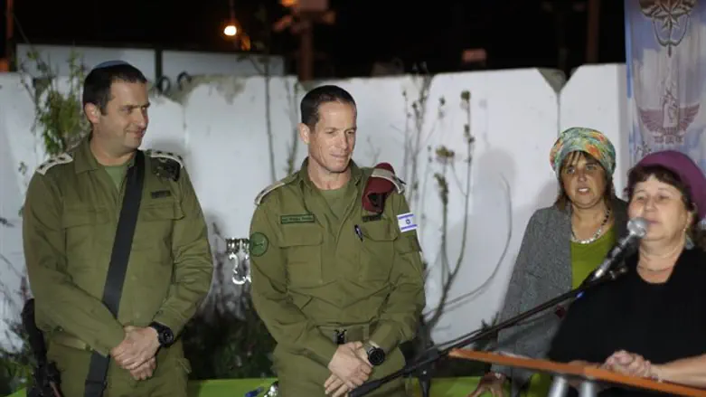 האלוף פדן ואל"מ שפירא בטקס