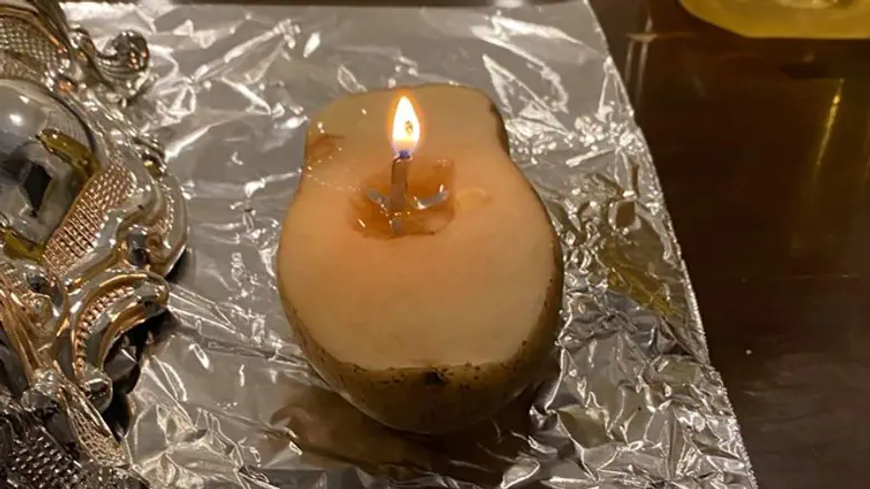the potato menorah