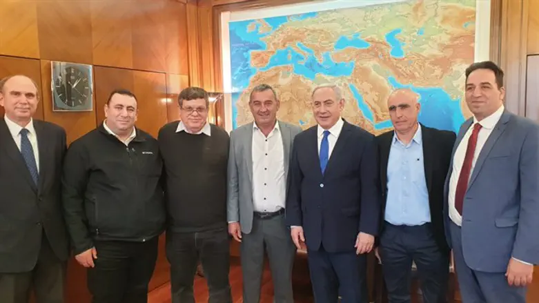 נתניהו עם ראשי הרשויות