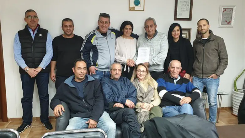 מעמד החתימה על ההסכם