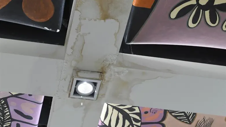 נזילה בבית הנשיא