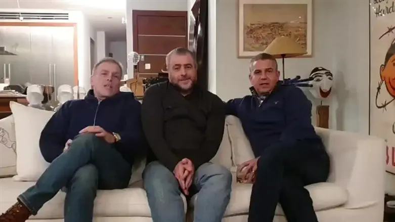 ינון מגל, שמעון ריקלין ואראל סג"ל 