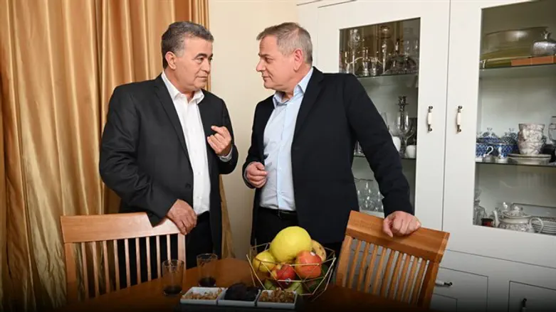 Amir Peretz and Nitzan Horowitz