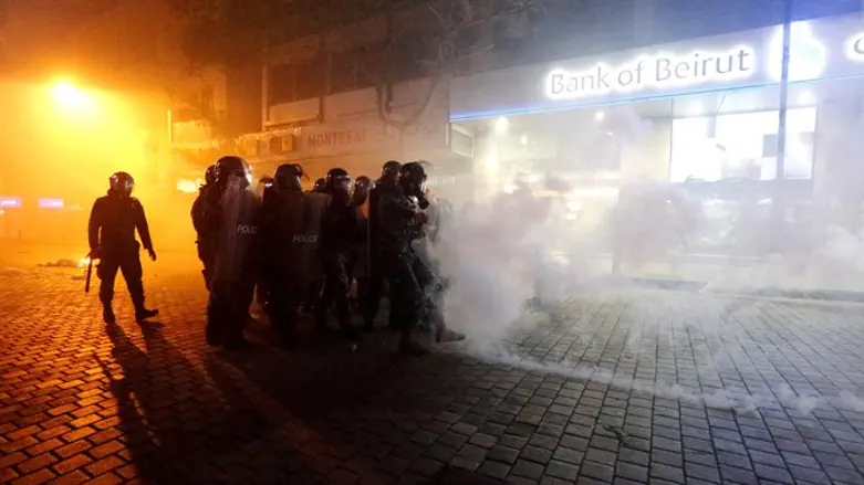 Protests in Beirut, January 14, 2020