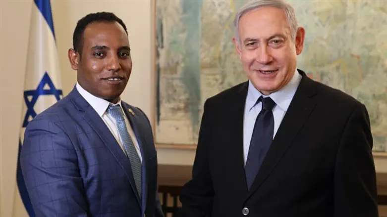 נתניהו עם ח"כ יברקן