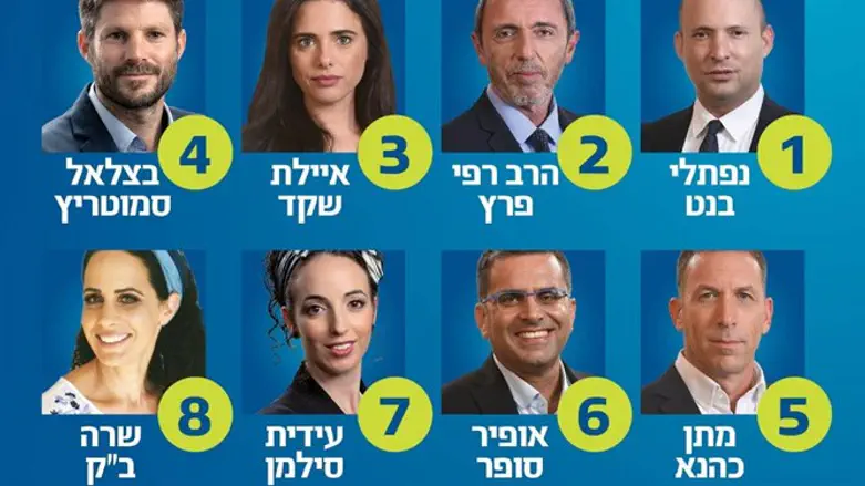 Список партийного объединения "Ямина"