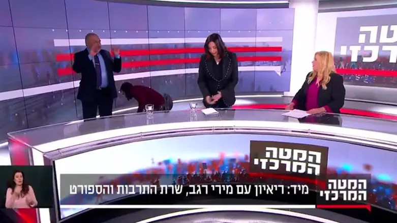 Скандал в студии 13 канала ИТВ