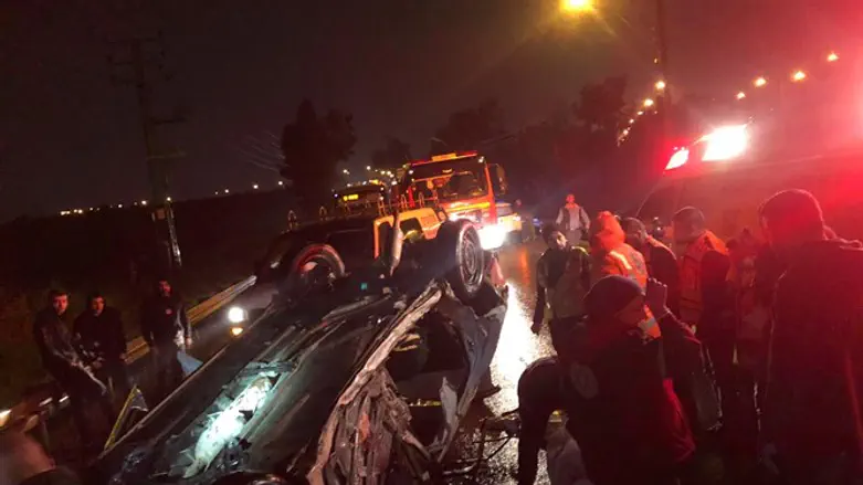 Scene of accident on Route 5504