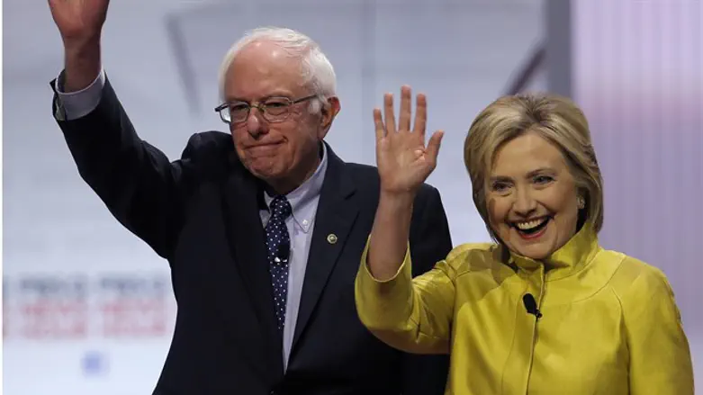 Bernie Sanders and Hillary Clinton