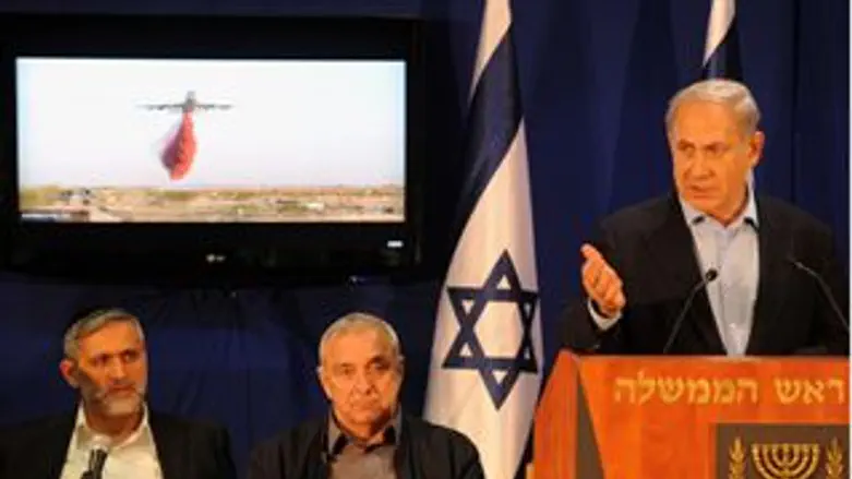 האשמות בצמרת. נתניהו, אהרונוביץ' וישי