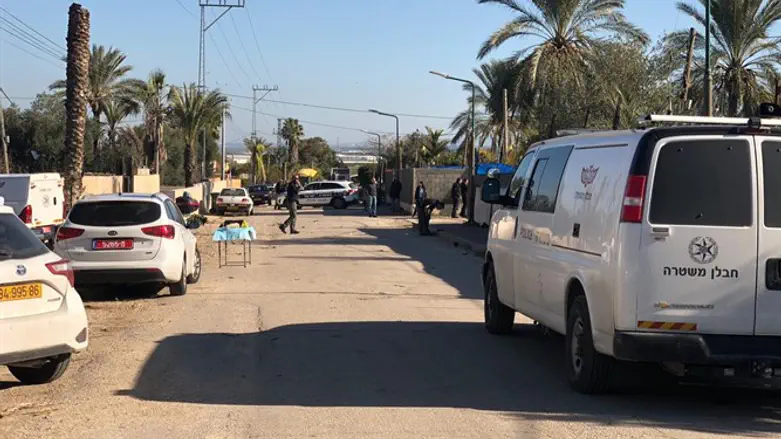 זירת הפיצוץ במושב שלווה