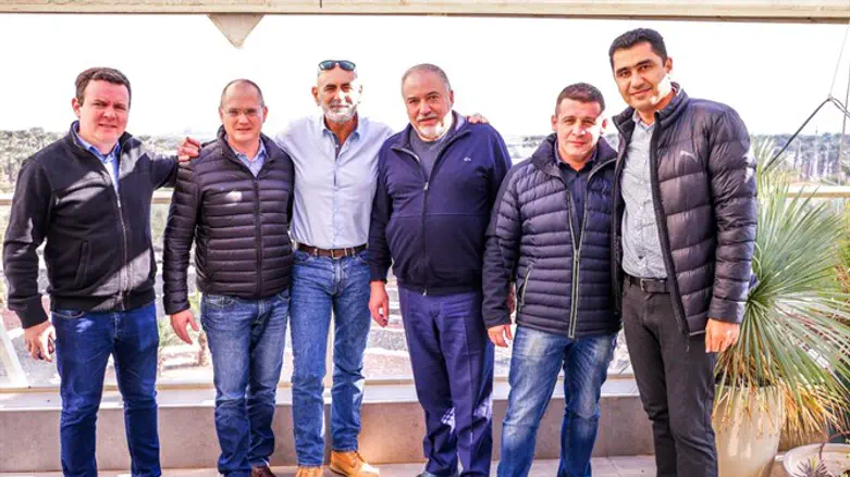 ליברמן וסיעת ישראל ביתנו בבקעת הירדן