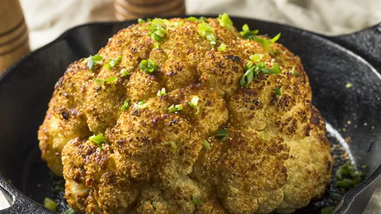 כרובית צלויה בתבלינים