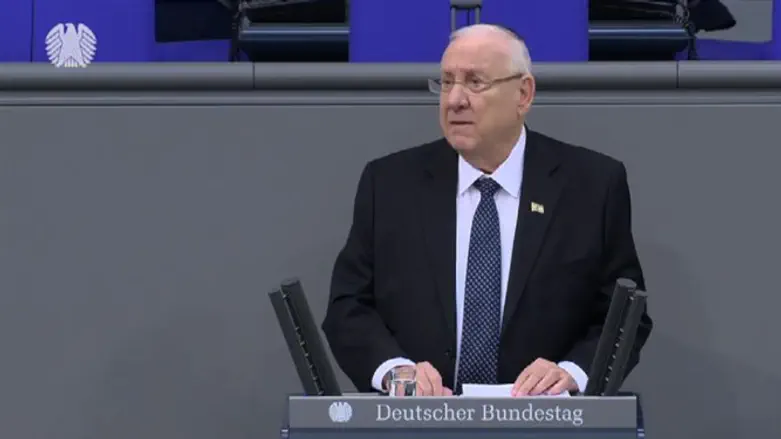 Rivlin at the Bundestag