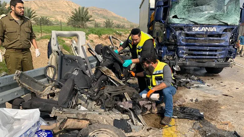 זירת התאונה