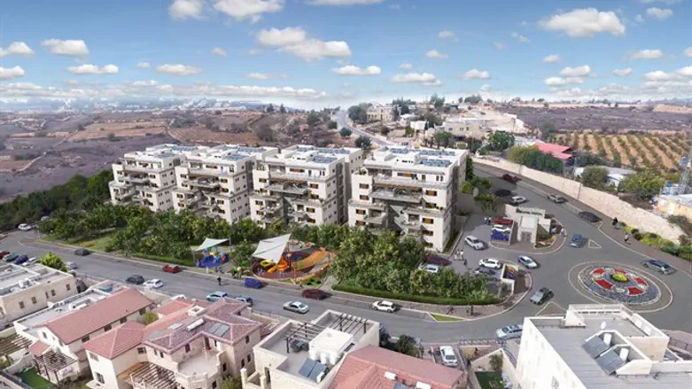 הדמיית הפרויקט באלעזר