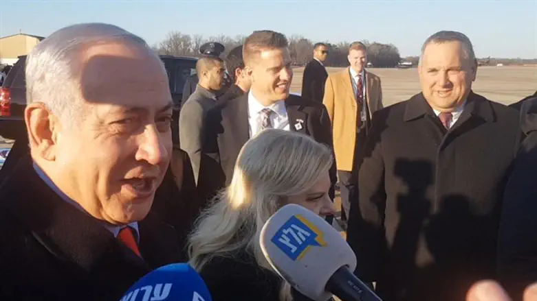 Нетаньяху перед вылетом из Вашингтона в Москву