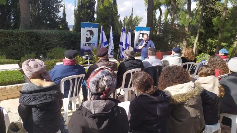 האזכרה לאבשלום פיינברג בשנה שעברה