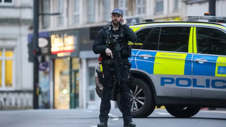 Scene of stabbing attack in London