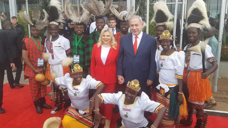 Теплая встреча Нетаньяху в Уганде