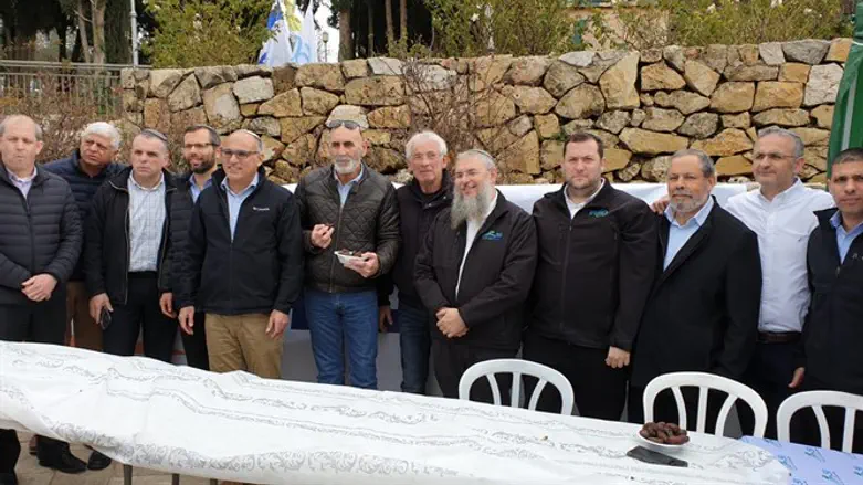 Протестующие за суверенитет Израиля над Иудеей и Самарией