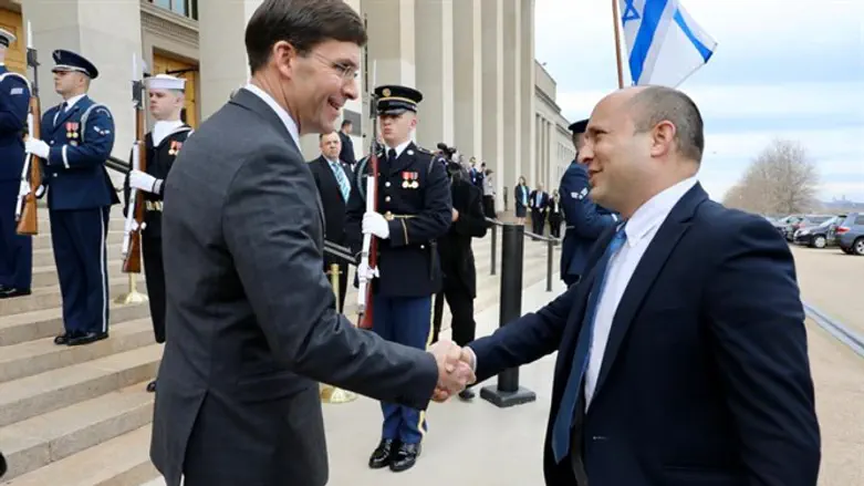 Нафтали Беннет и Марк Эспер