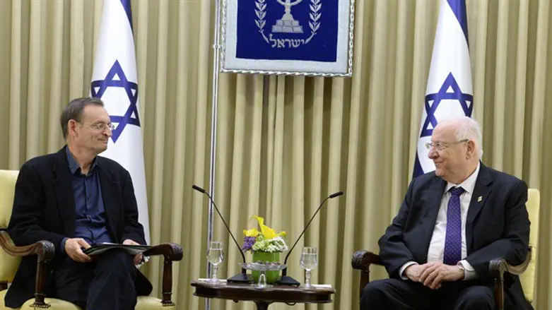 הנשיא ריבלין עם ד"ר דב חנין