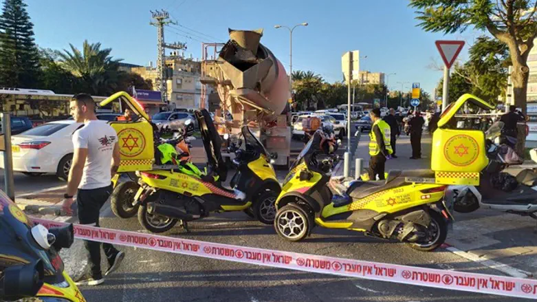 site of the accident