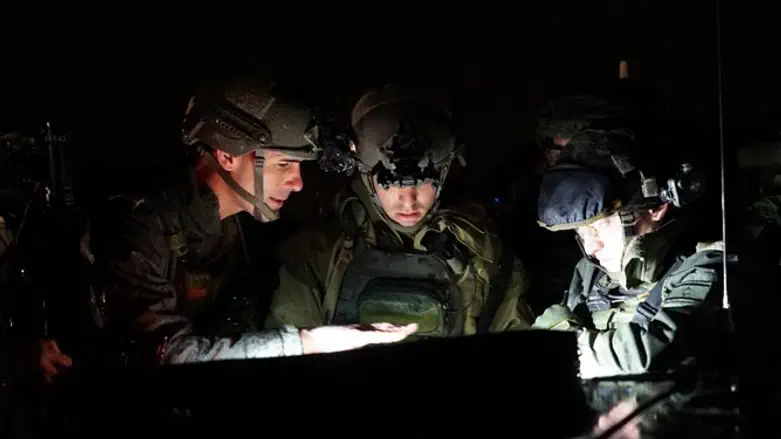 לוחמים בתרגיל