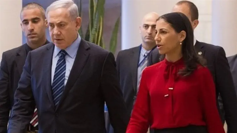 פרח לרנר עם ראש הממשלה נתניהו