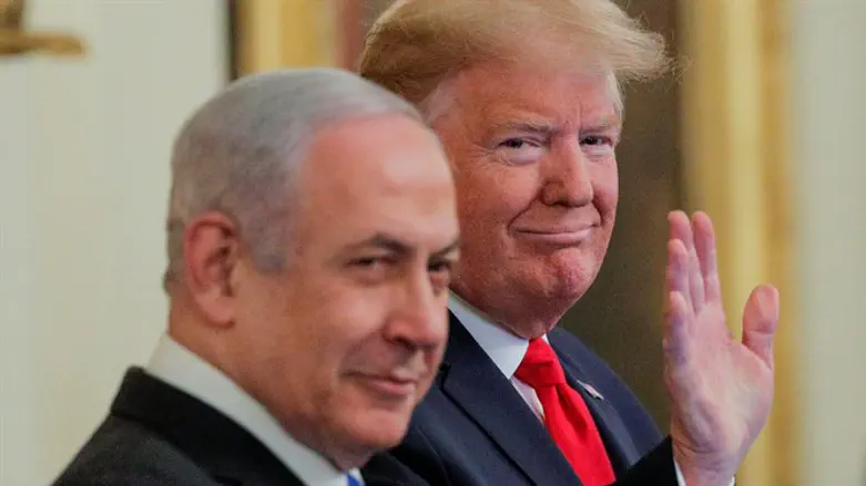 Биньямин Нетаньяху и Дональд Трамп