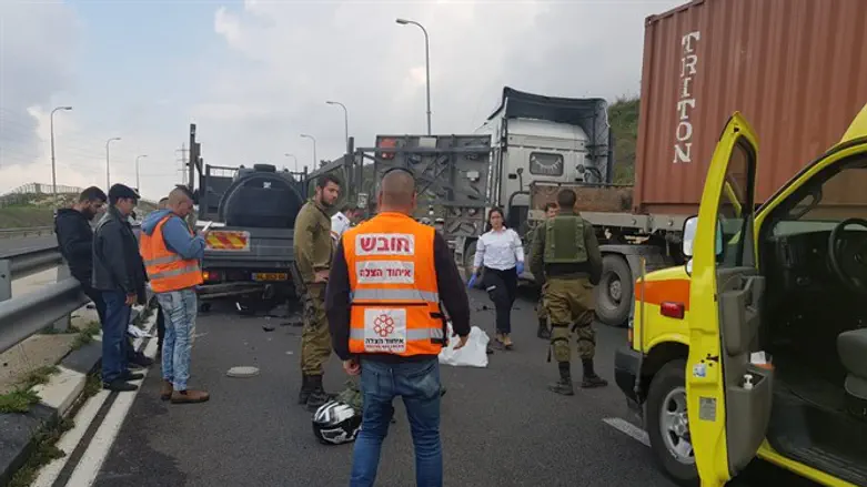 זירת התאונה