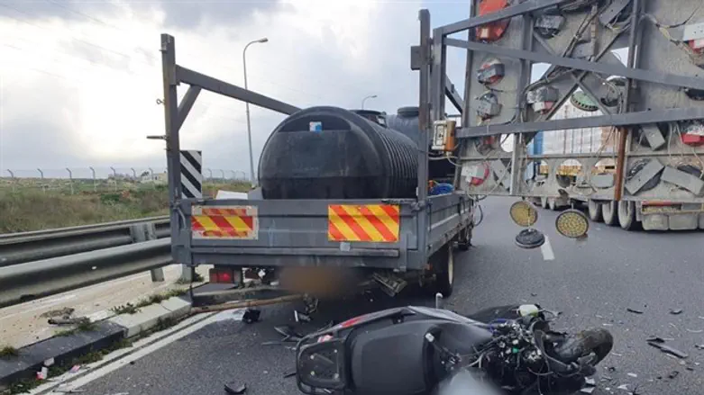 זירת התאונה