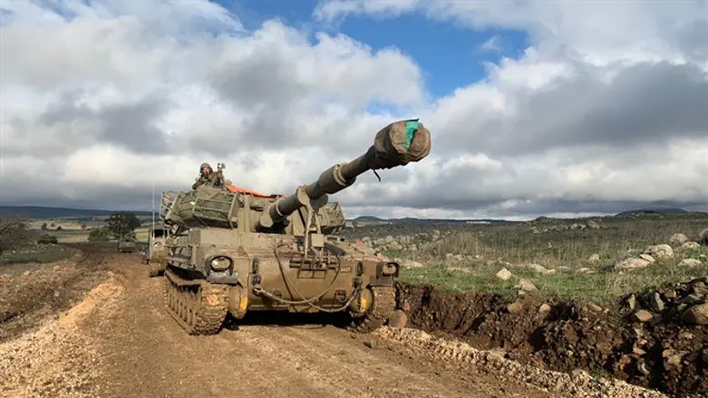 Военные учения на Голанах