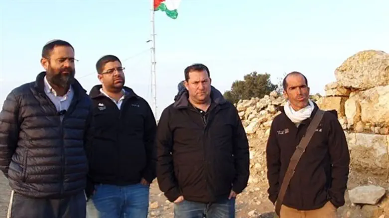 דגן במהלך הסיור