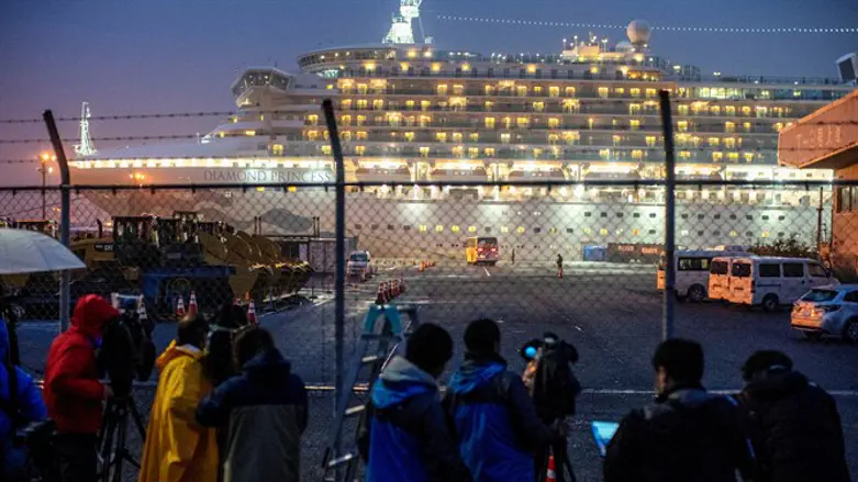 The Diamond Princess cruise ship