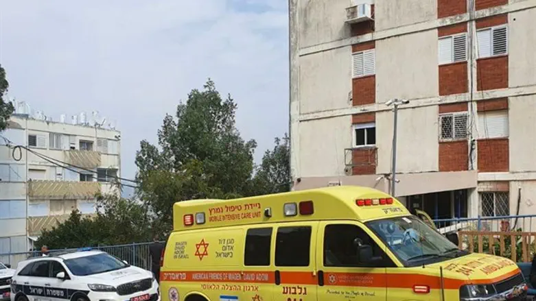הבניין בו נמצאו הנשים, בעפולה