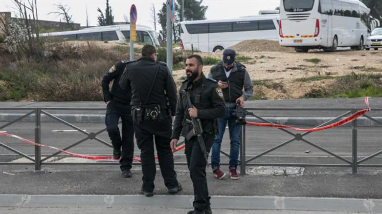 Место нападения в Армон Ха-Нацив