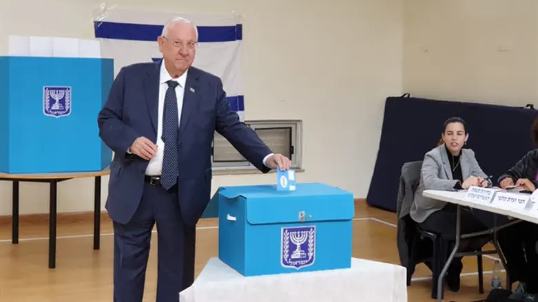 President Rivlin votes