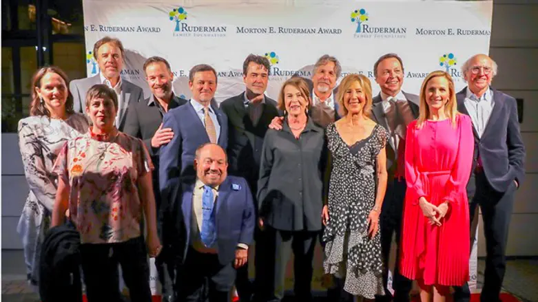 At the award ceremony