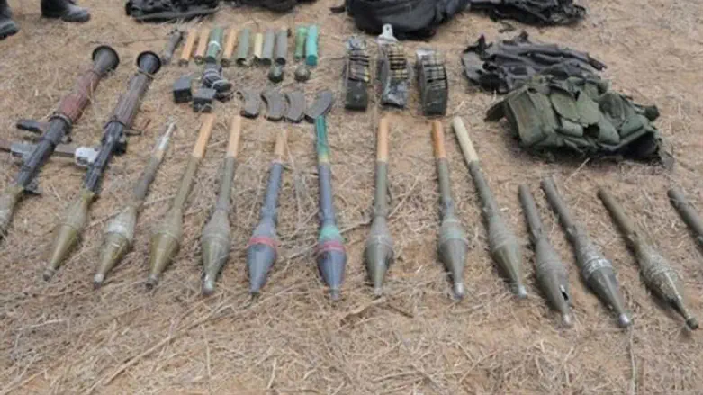 תחמושת שנמצאה ב"צוק איתן"
