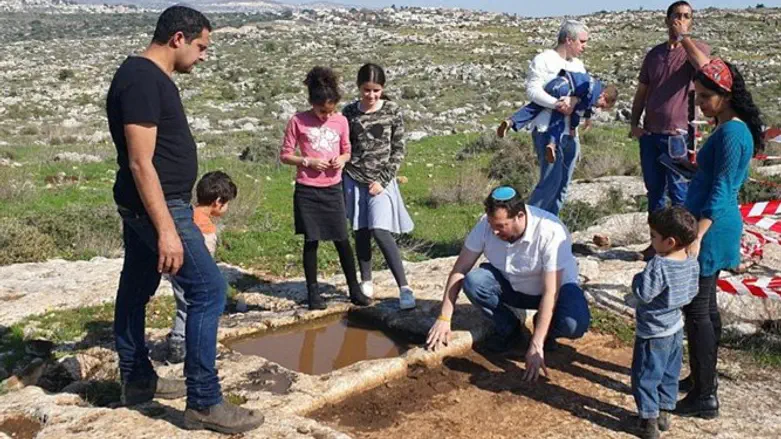 Находка древнего винного пресса