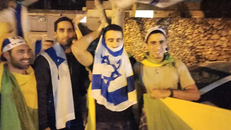 Демонстрация у дома Габи Ашкенази