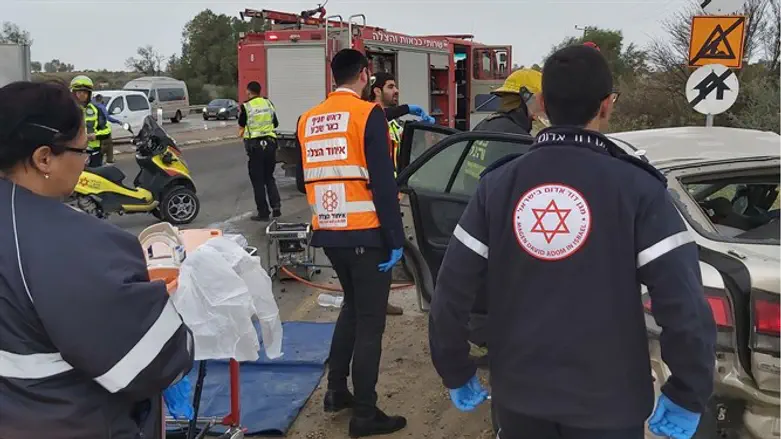 זירת התאונה