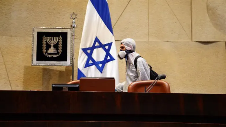 חיטוי מליאת הכנסת