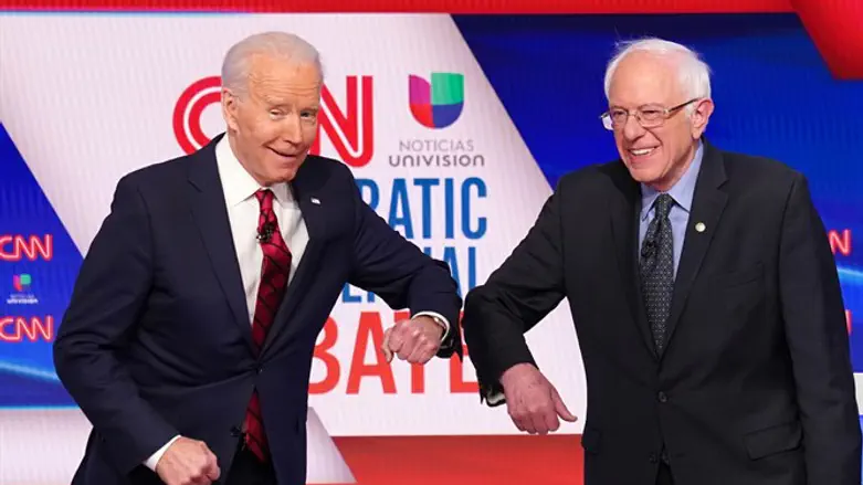 Joe Biden and Bernie Sanders