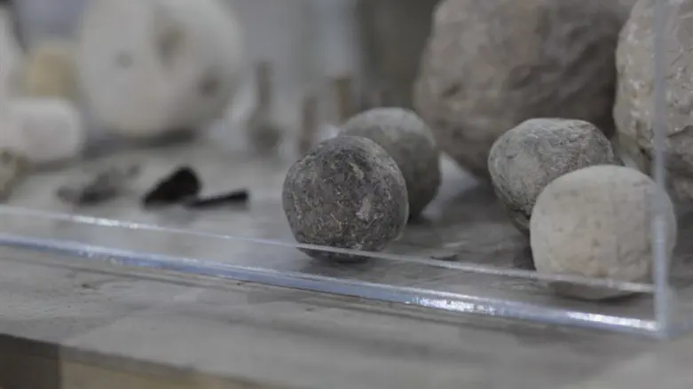 Ballista stones from the City of David