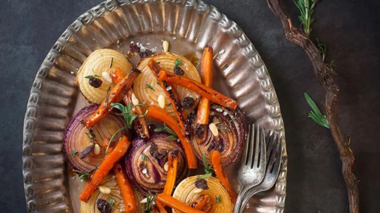 בצלים וגזרים בזיגוג סילאן